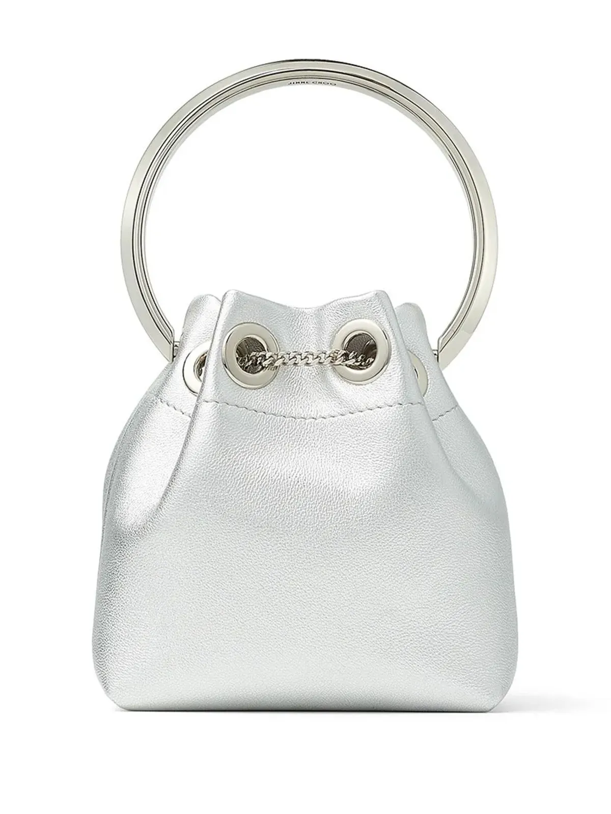 Jimmy Choo ボンボン ミニバケットバッグ - Silver - 画像3