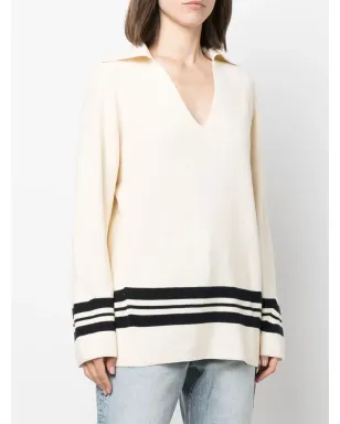 rag & bone ストライプトリムのオーバーサイズジャンパー - サムネイル3