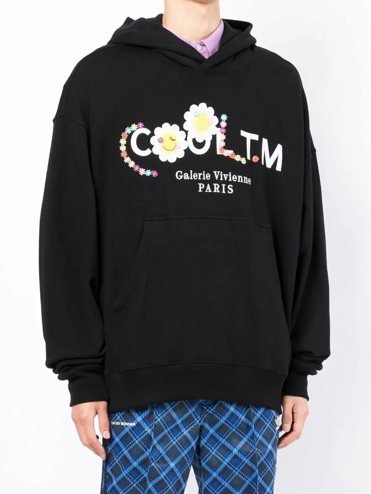 COOL T.M ロゴ刺繍オーバーサイズフーディ - 画像3