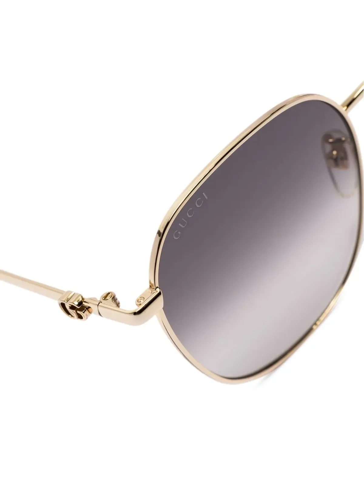 Gucci Eyewear round-frame gradient sunglasses - Grey - 画像3