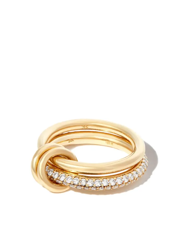 Spinelli Kilcollin Spinelli Kilcollin 18kt イエローゴールド ピティ Virgo 2リンク ダイヤモンドリングの商品画像
