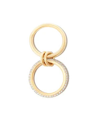 Spinelli Kilcollin 18kt イエローゴールド ピティ Virgo 2リンク ダイヤモンドリング - サムネイル3