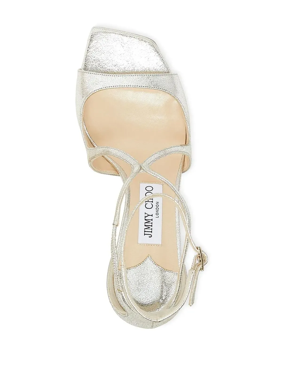 Jimmy Choo Azia 75 アンクルストラップサンダル - 画像4