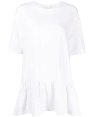 Fabiana Filippi 綿麻混紡のペプラムTシャツ - サムネイル1