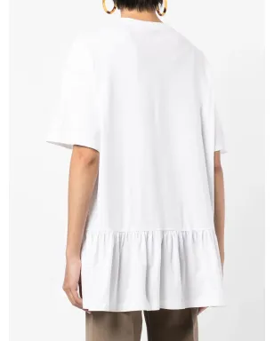 Fabiana Filippi 綿麻混紡のペプラムTシャツ - サムネイル4