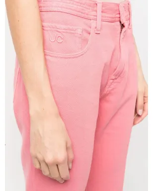 Jacob Cohën Kate Crop フリンジヘム ジーンズ - サムネイル5