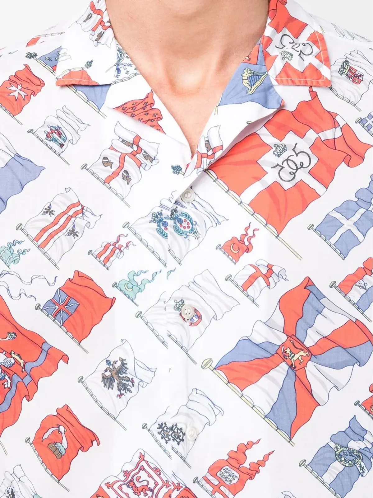 Hermès Pre-Owned 1970s Pavois shirt - White - 画像5