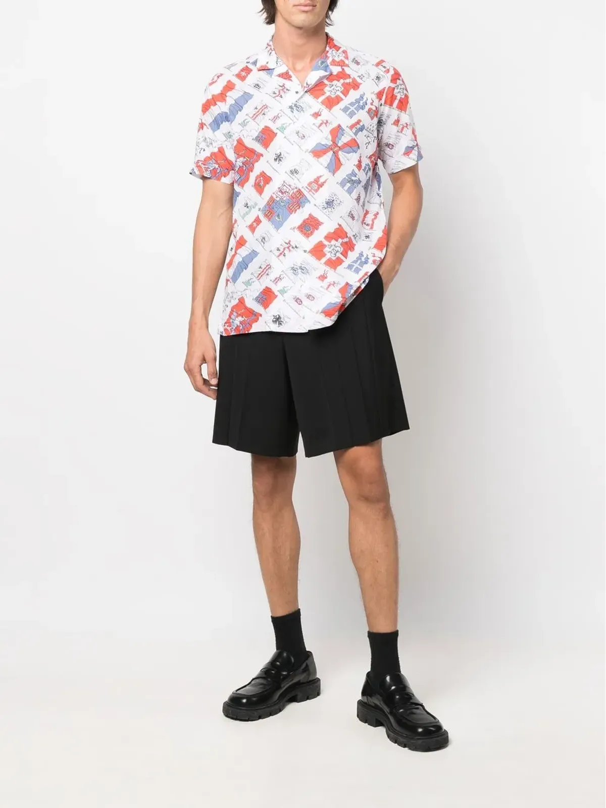 Hermès Pre-Owned 1970s Pavois shirt - White - 画像2