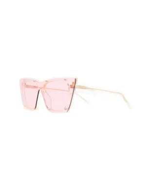 Alexander McQueen Eyewear キャットアイフレーム サングラス - イエロー - サムネイル2