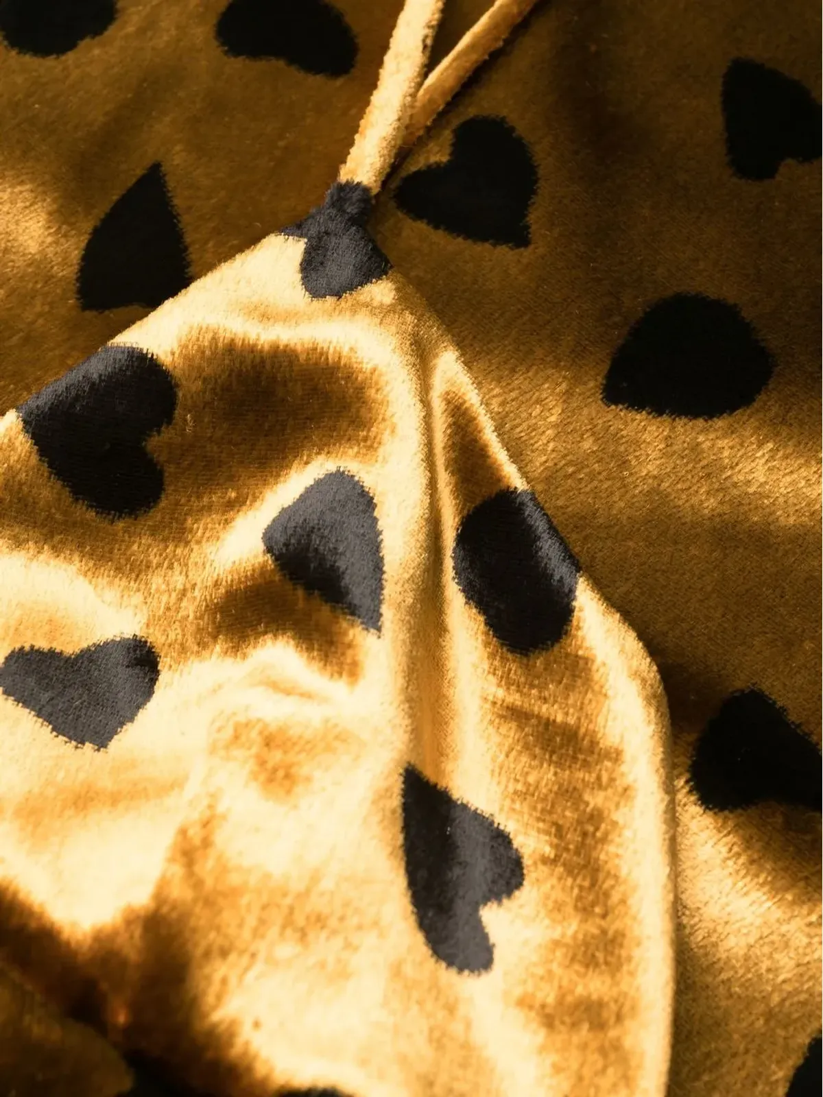 Saint Laurent ハートプリントドレス - 画像5