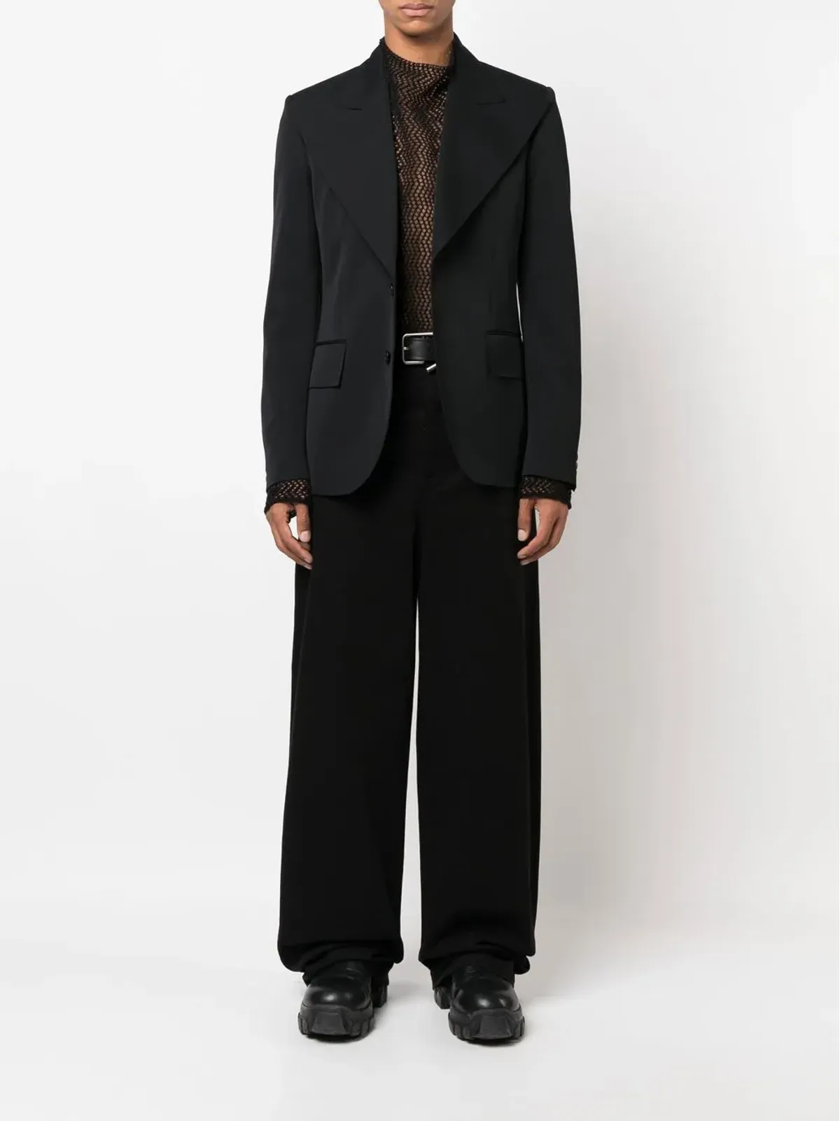 Walter Van Beirendonck シングルブレスト テーラード ブレザー - 画像2