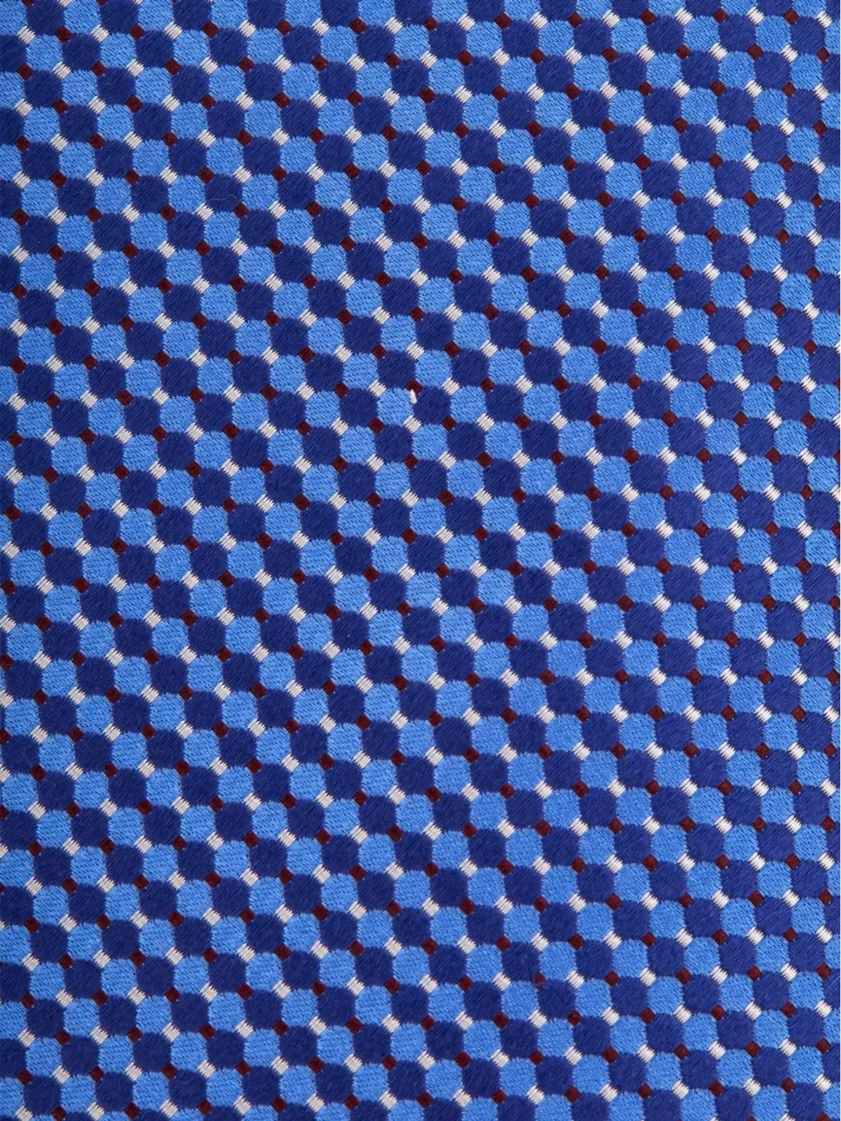 Eton 幾何学模様シルクタイ - 画像2