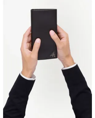 Prada 大型サフィアーノレザー ウォレット - ブラック - サムネイル4