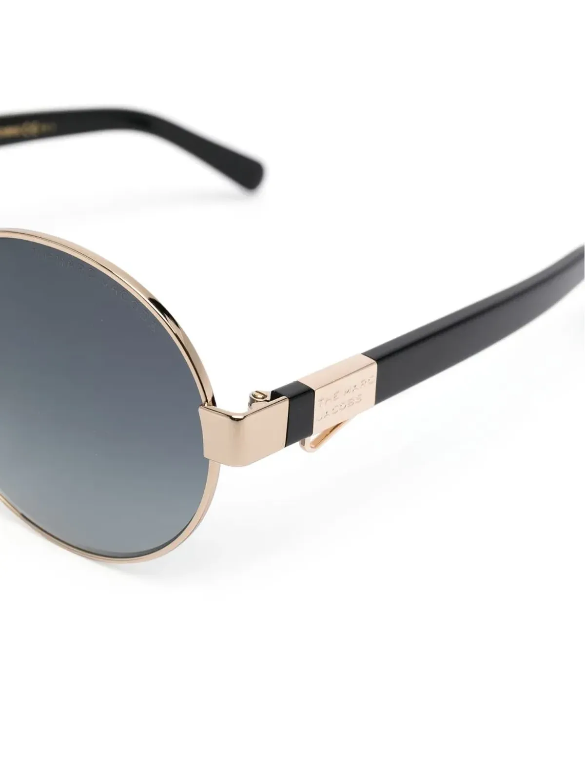 Marc Jacobs Eyewear ラウンドフレーム サングラス - ゴールド - 画像3