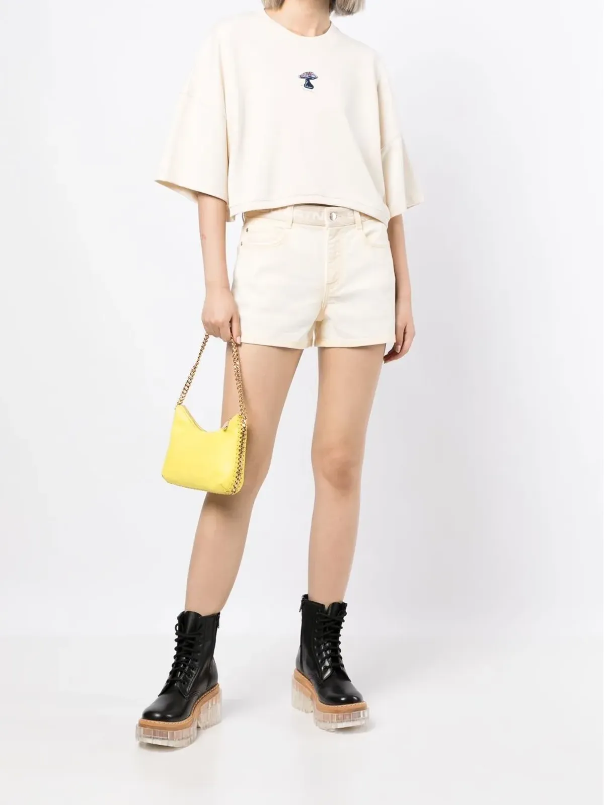 Stella McCartney ロゴウエストバンドミニショーツ - 画像2