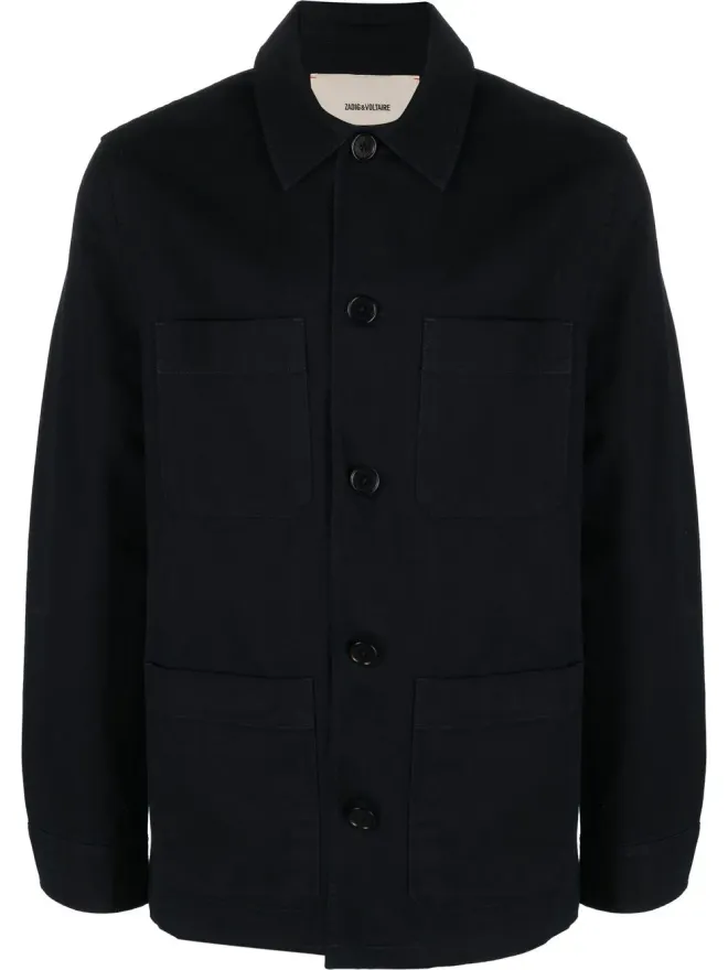 Zadig&Voltaire Zadig&Voltaire スローガンプリントシャツジャケットの商品画像