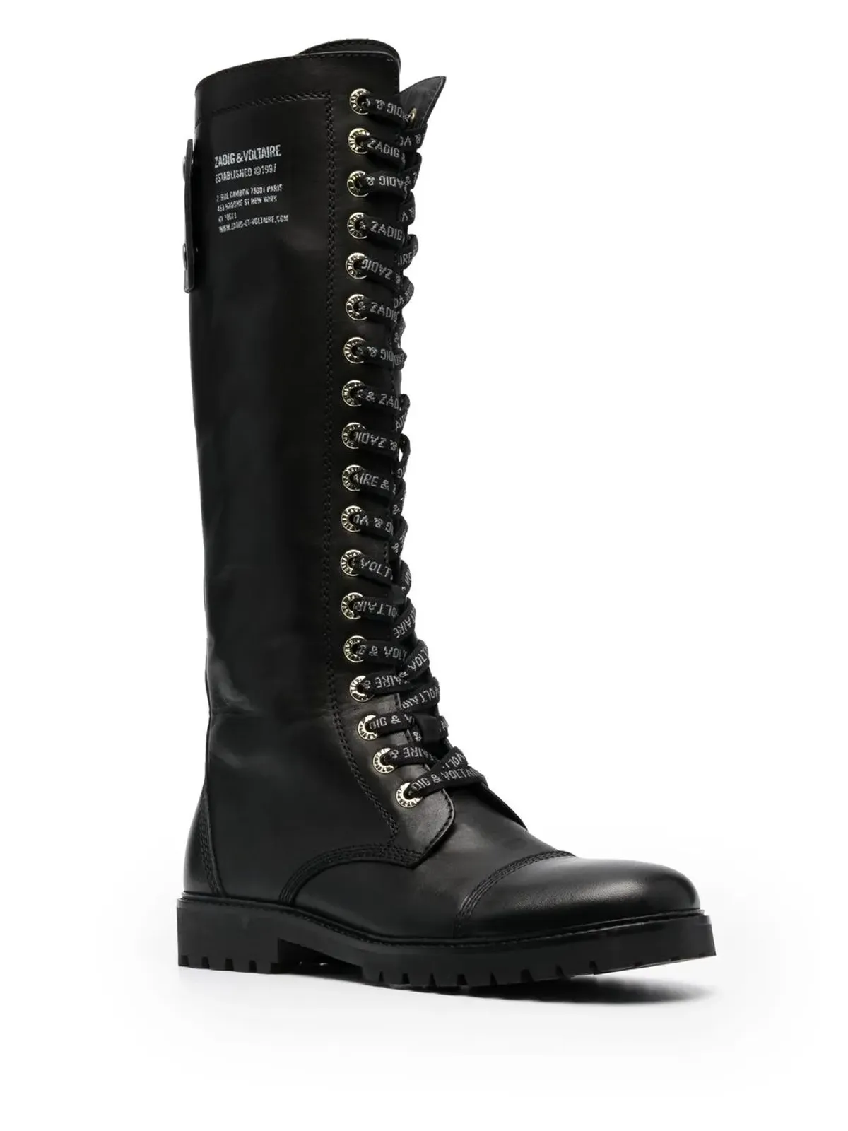 Zadig&Voltaire レザー ニーハイブーツ - 画像2