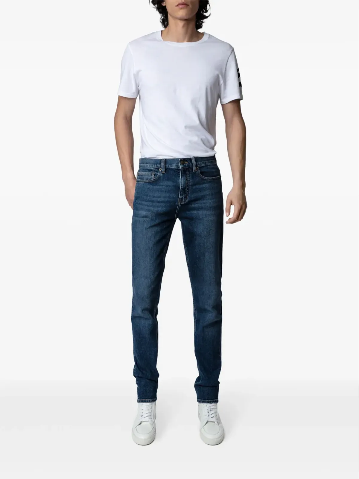 Zadig&Voltaire ミッドライズ スリムカットジーンズ - 画像2