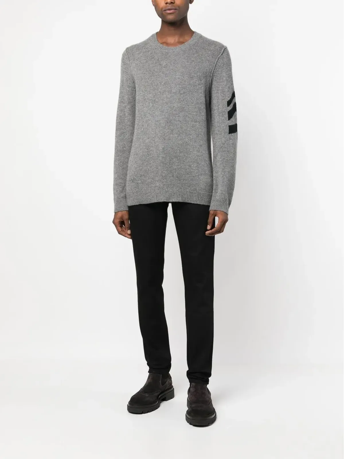Zadig&Voltaire ロゴパッチ・ストレートジーンズ - 画像2