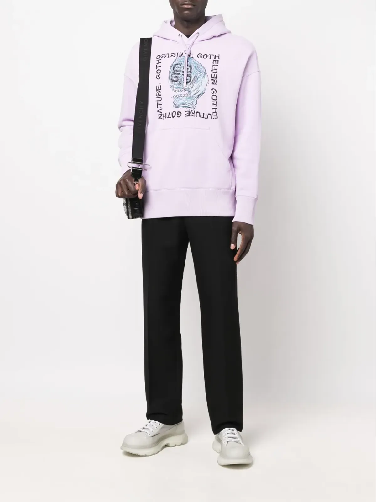 Givenchy ロゴプリント オーバーサイズ フーディ - 画像2