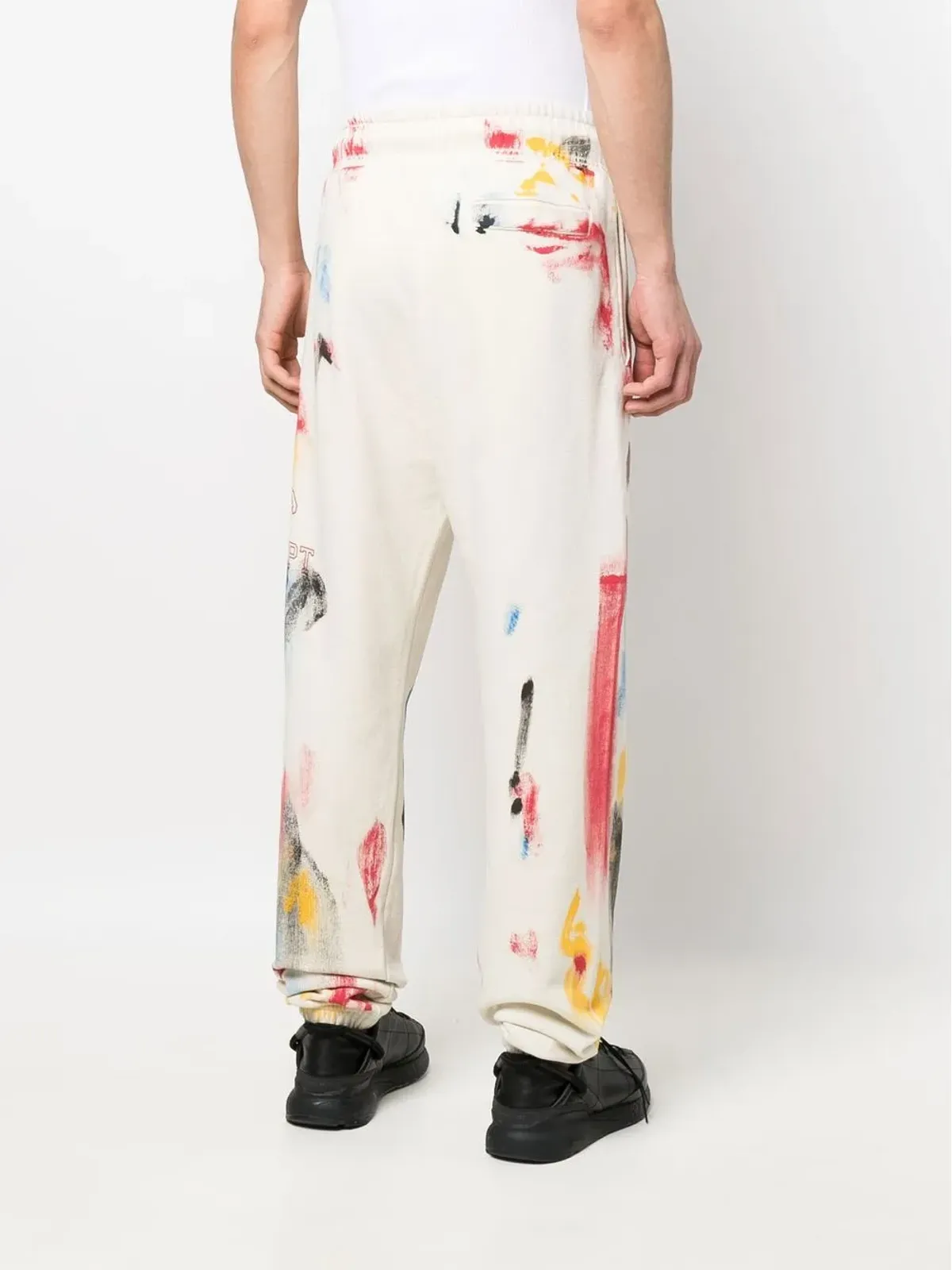 Palm Angels ペイントスプラッター ロゴプリント トラックパンツ - 画像4