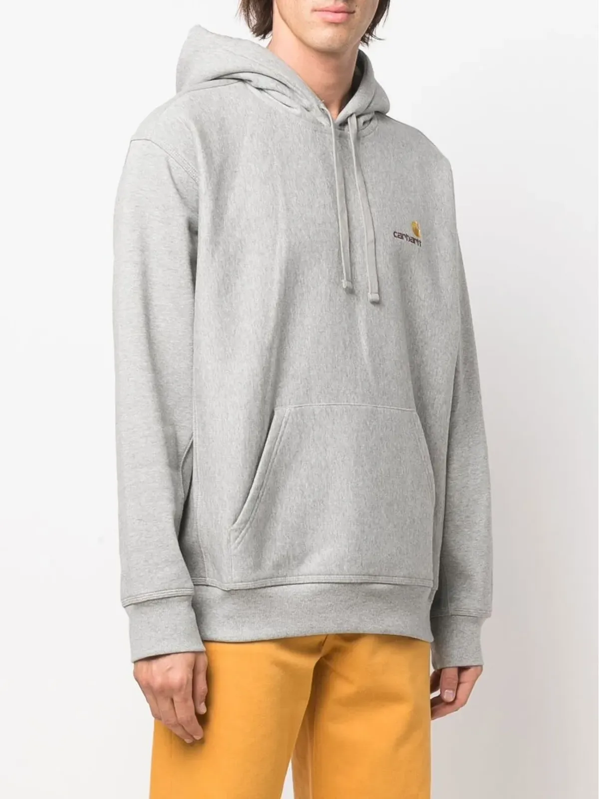 Carhartt WIP 刺繍ロゴ入りコットンフーディ - 画像3