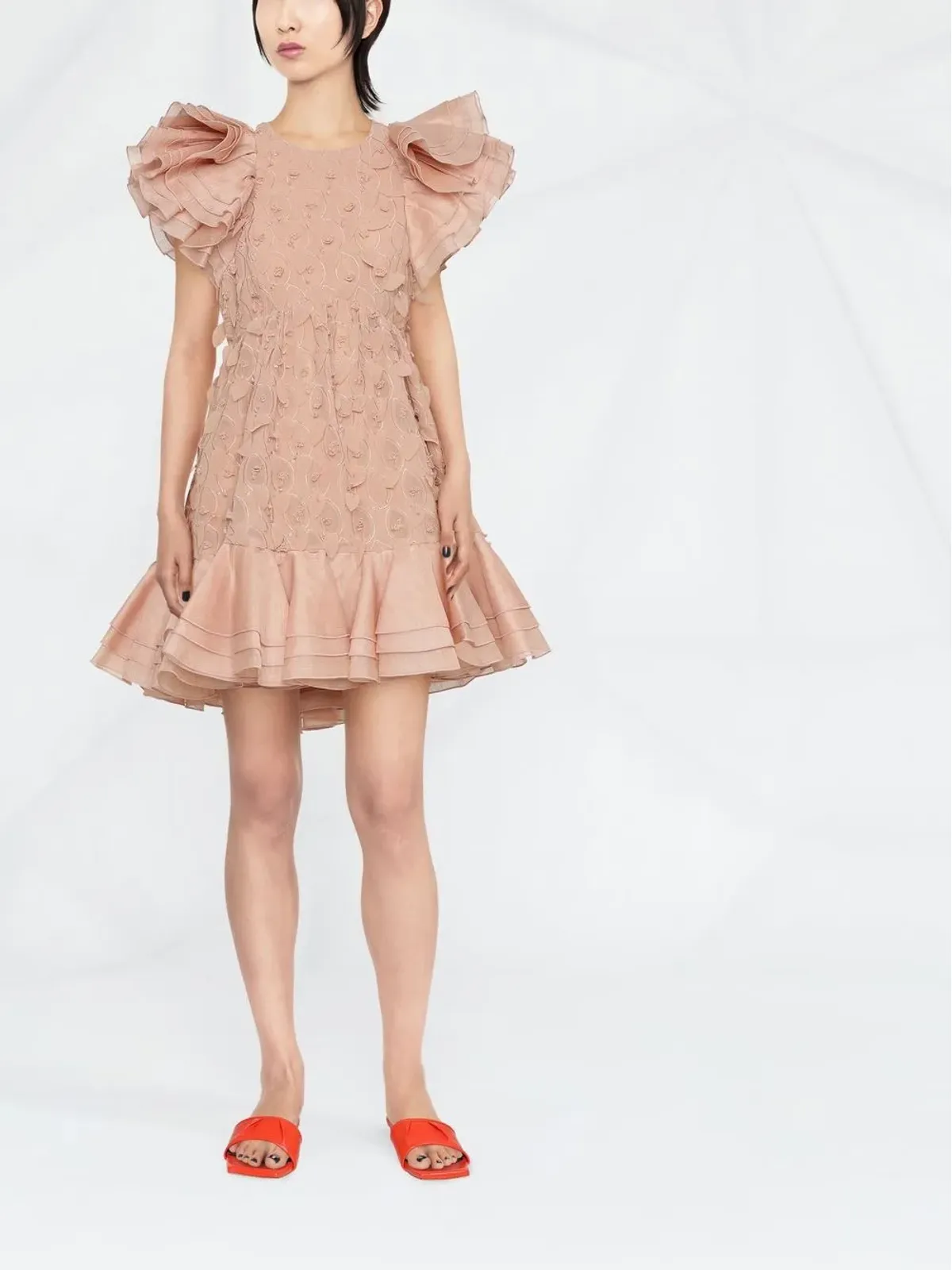 ZIMMERMANN ダンサー フリル・トリム ミニドレス - 画像2