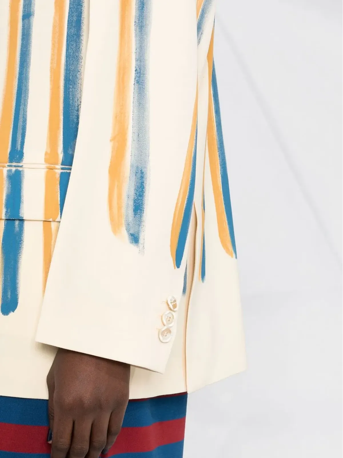 Marni ストライプ柄のシングルブレスト ブレザー - 画像3