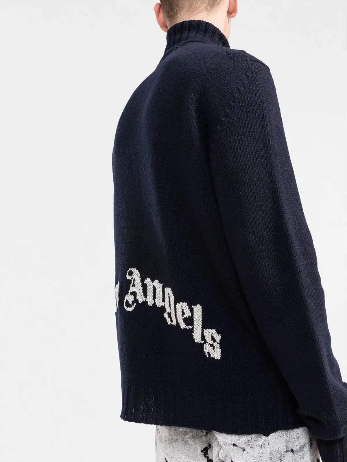 Palm Angels ロゴニット ロールネック ジャンパー - 画像3