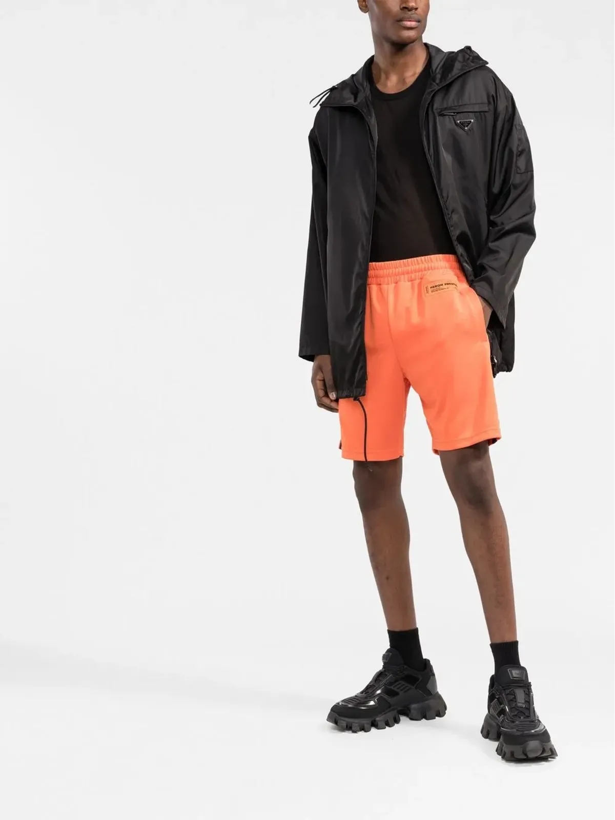 Heron Preston ロゴテープ トラックショーツ - 画像2