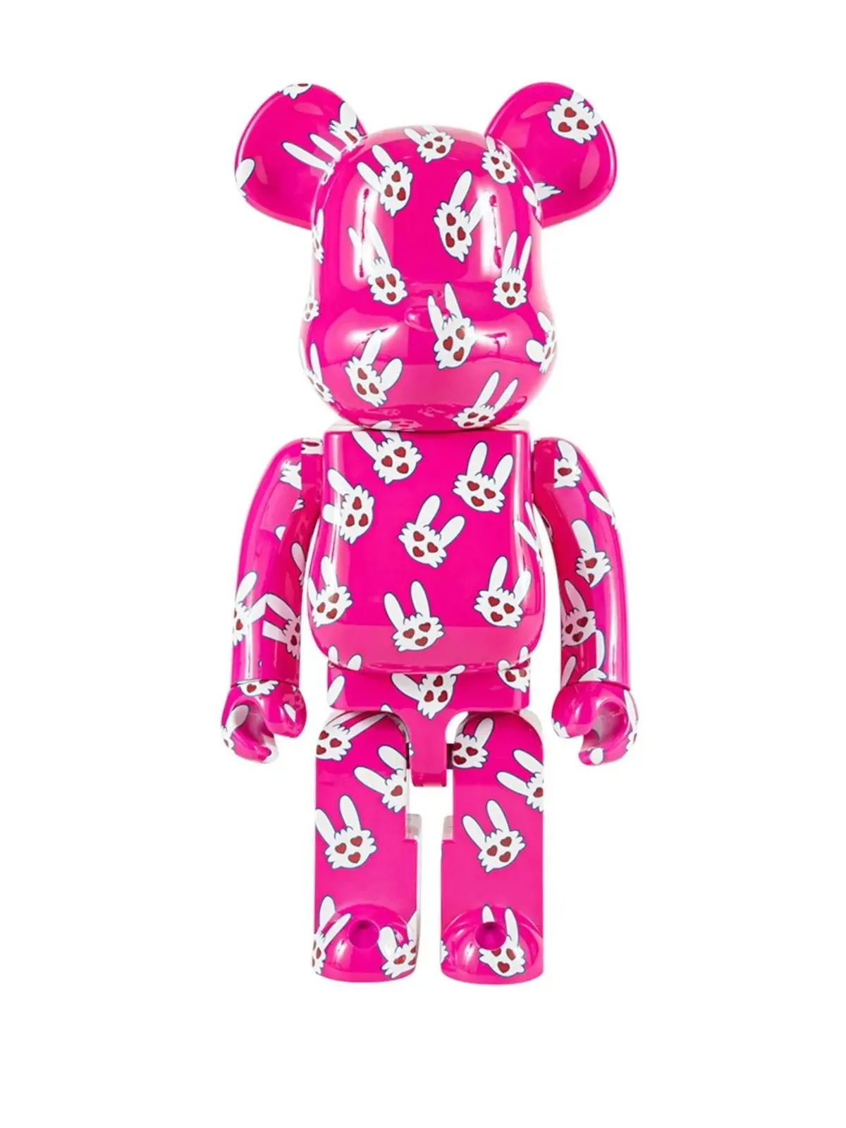 MEDICOM TOY Hitohata Rabbit BE@RBRICK フィギュア ピンク - 画像2