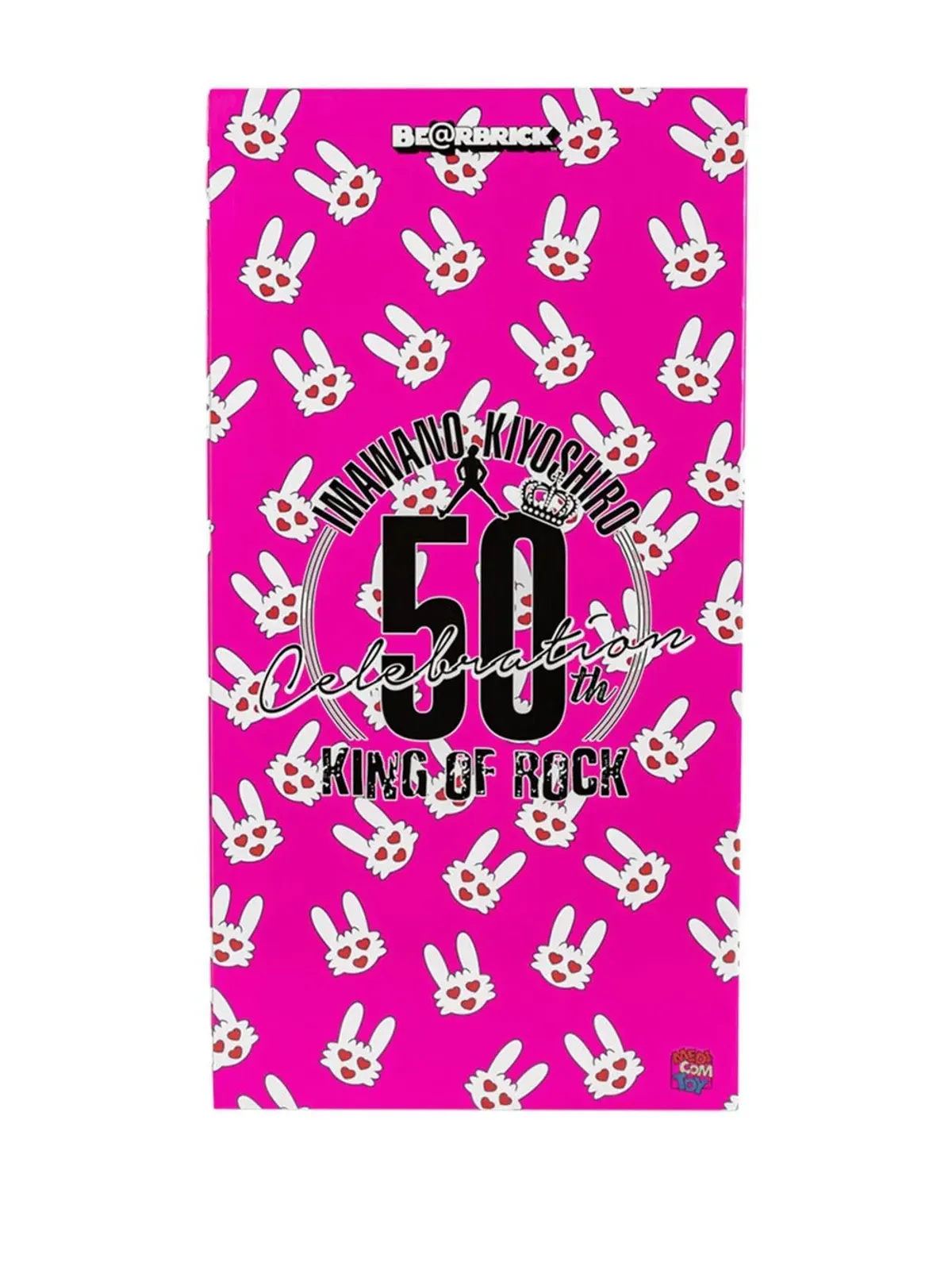 MEDICOM TOY Hitohata Rabbit BE@RBRICK フィギュア ピンク - 画像4