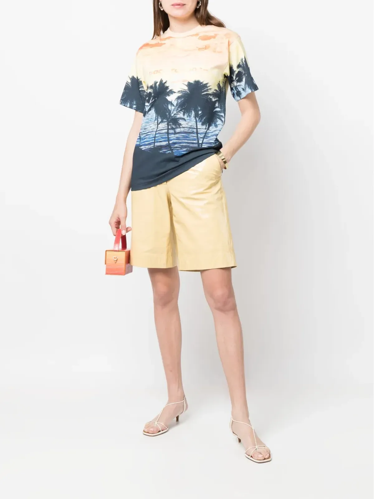 Rabanne グラフィックプリント オーガニックコットン Tシャツ - 画像2