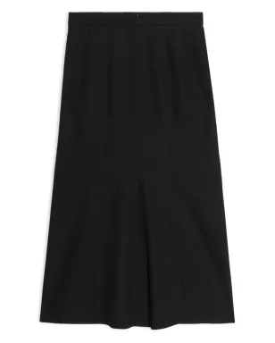 Balenciaga Aラインフレアウールスカート - サムネイル5