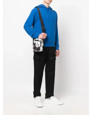 Alexander McQueen グラフィティプリント メッセンジャーバッグ - サムネイル2