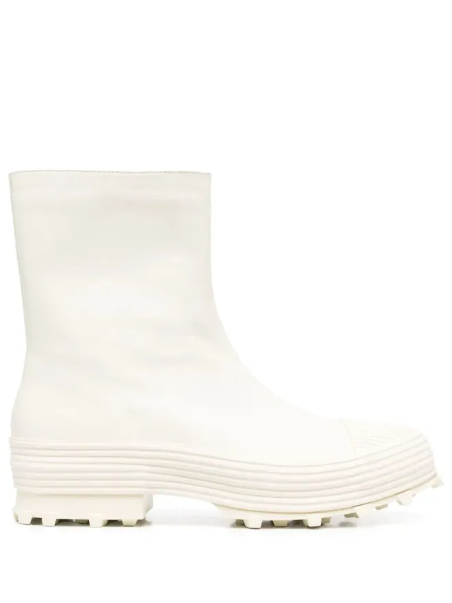 CamperLab CamperLab トラクトリ レザー アンクルブーツ - Whiteの商品画像
