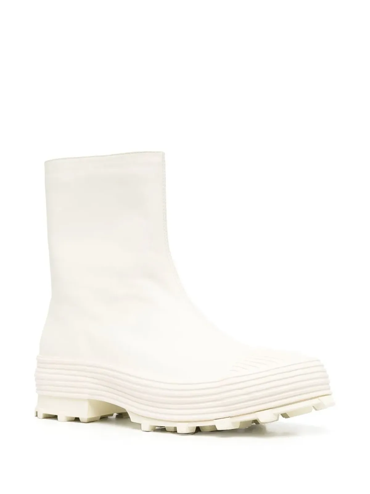 CamperLab トラクトリ レザー アンクルブーツ - White - 画像2