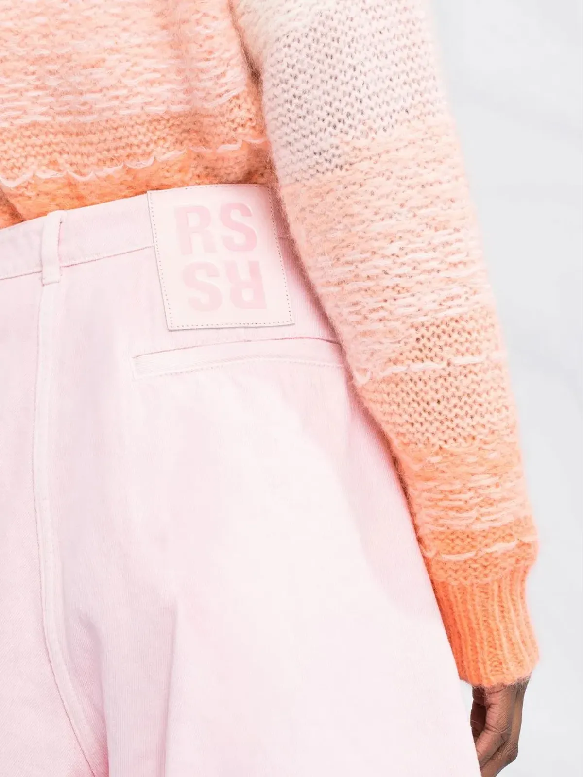 Raf Simons プリーツデニムショーツ - 画像3