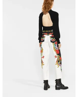 Versace Jeans Couture ロゴウエストバンドディテールパンツ - サムネイル3