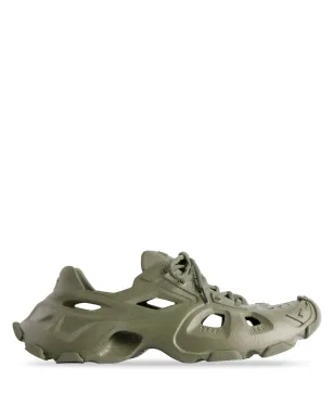 Balenciaga HDカットアウト ロー・トップスニーカー グリーン - サムネイル1