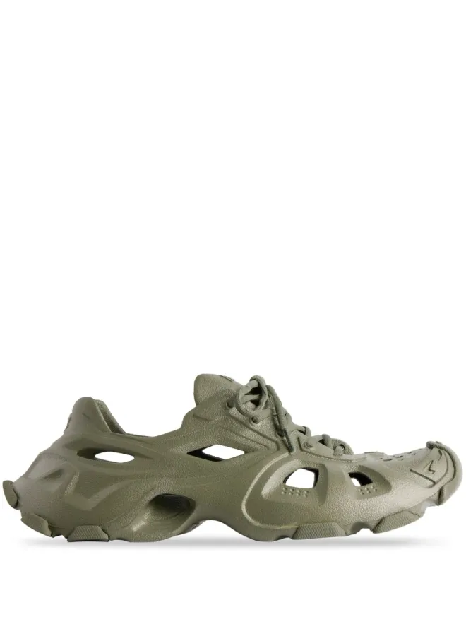 Balenciaga Balenciaga HDカットアウト ロー・トップスニーカー グリーンの商品画像