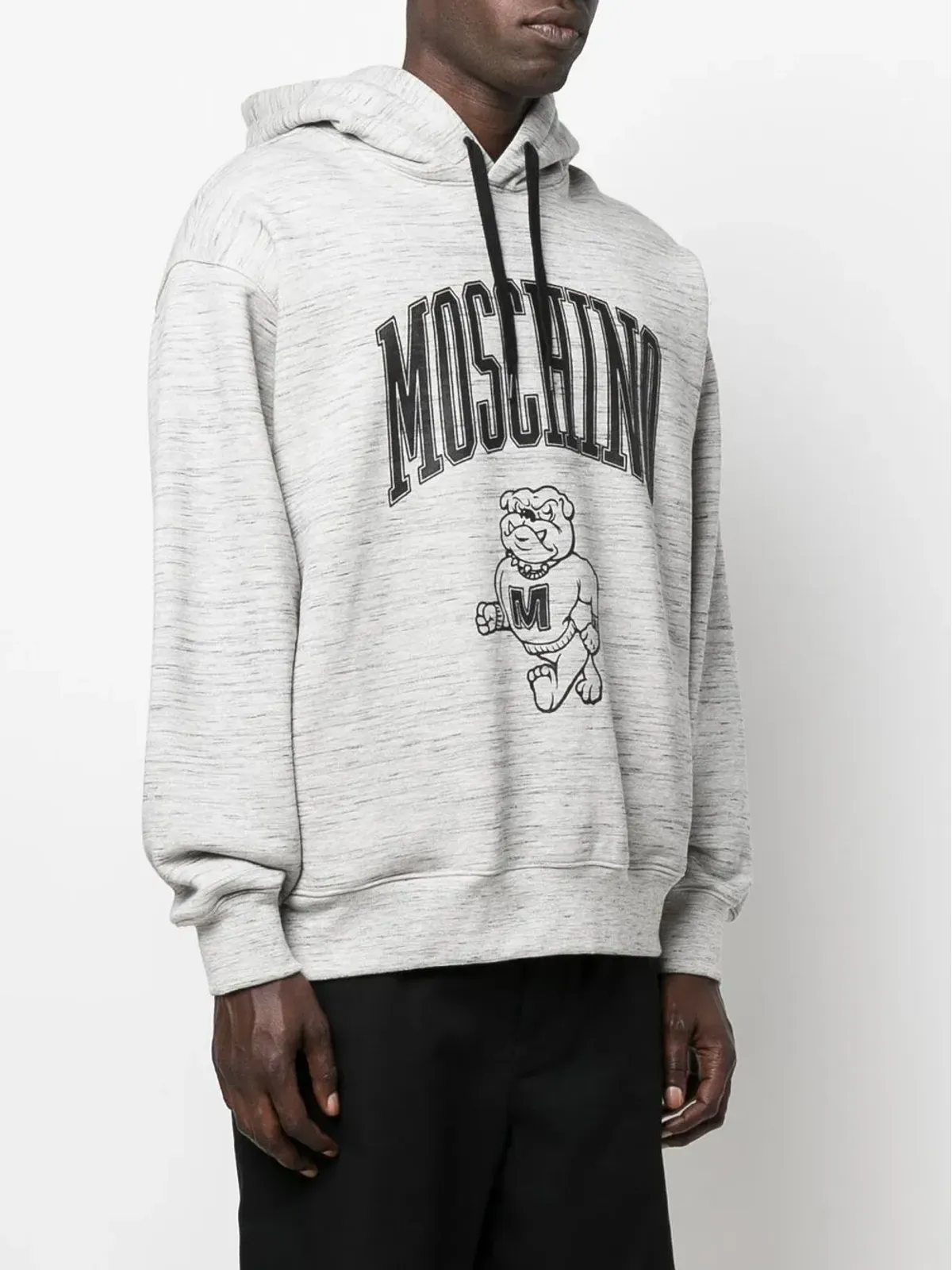 Moschino ロゴ ドローストリング フーディ - 画像3