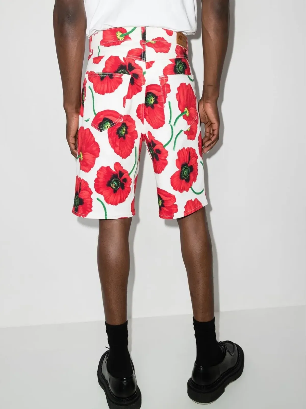 Kenzo ポピー柄バミューダショーツ - 画像3