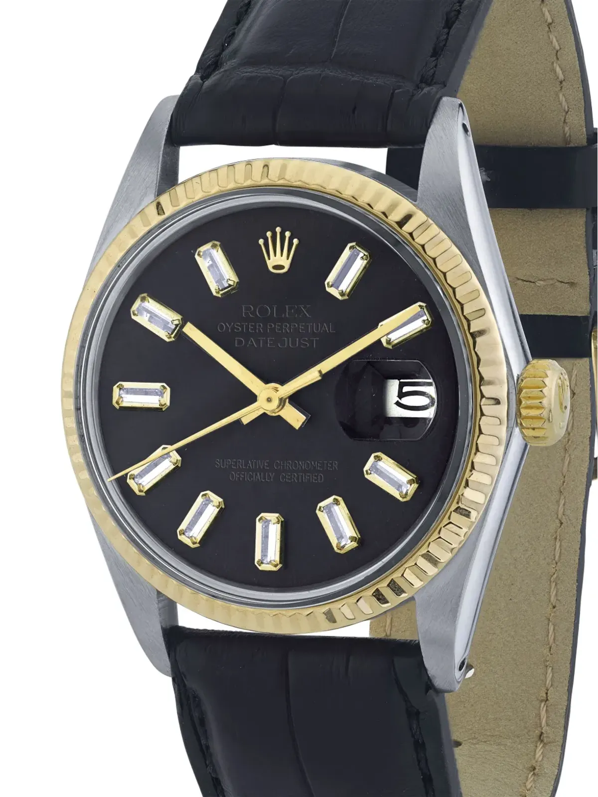 Lizzie Mandler Fine Jewelry カスタム Datejust 35mm - ブラック - 画像2