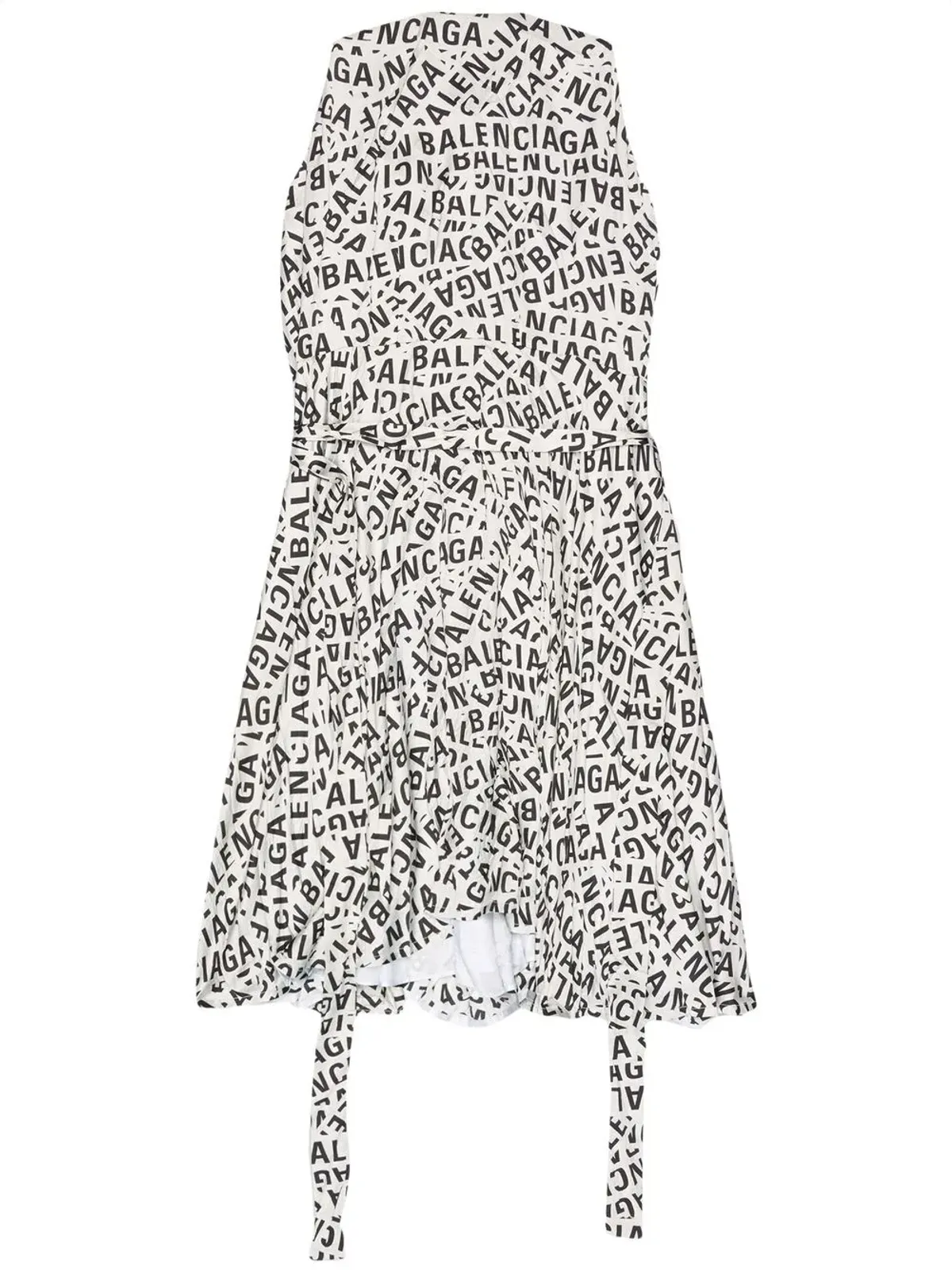 Balenciaga ロゴプリント ミディドレス - 画像1