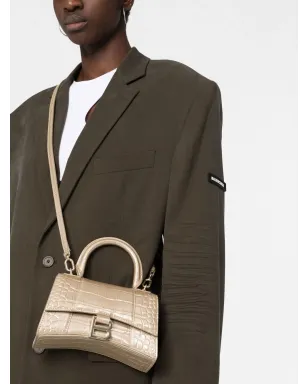 Balenciaga Hourglass トップハンドルバッグ - Gold - サムネイル3