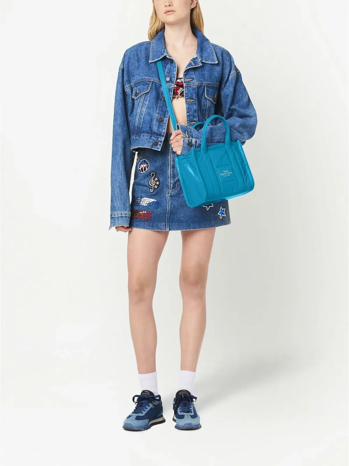 Marc Jacobs シャイニー・クリンクル・スモール・トートバッグ - 画像2