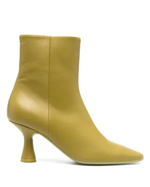 MM6 Maison Margiela レザー アンクルブーツ - サムネイル1