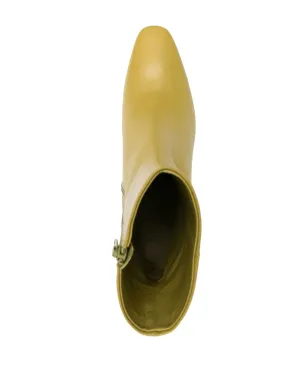 MM6 Maison Margiela レザー アンクルブーツ - サムネイル4