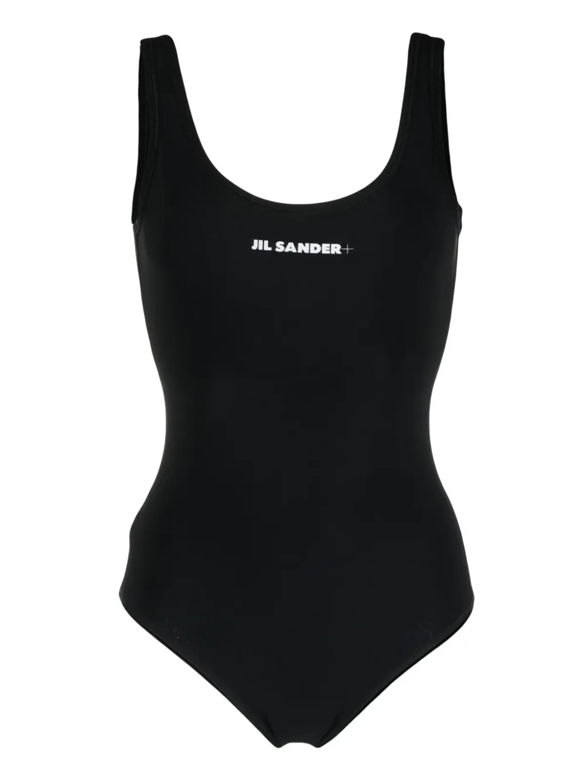 Jil Sander スクープバック ロゴプリント水着 - 画像1